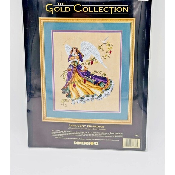 Dimensions Gold Collection Innocent Guardian Cross Stitch Kit 3820 New 1996 - Picture 1 of 4